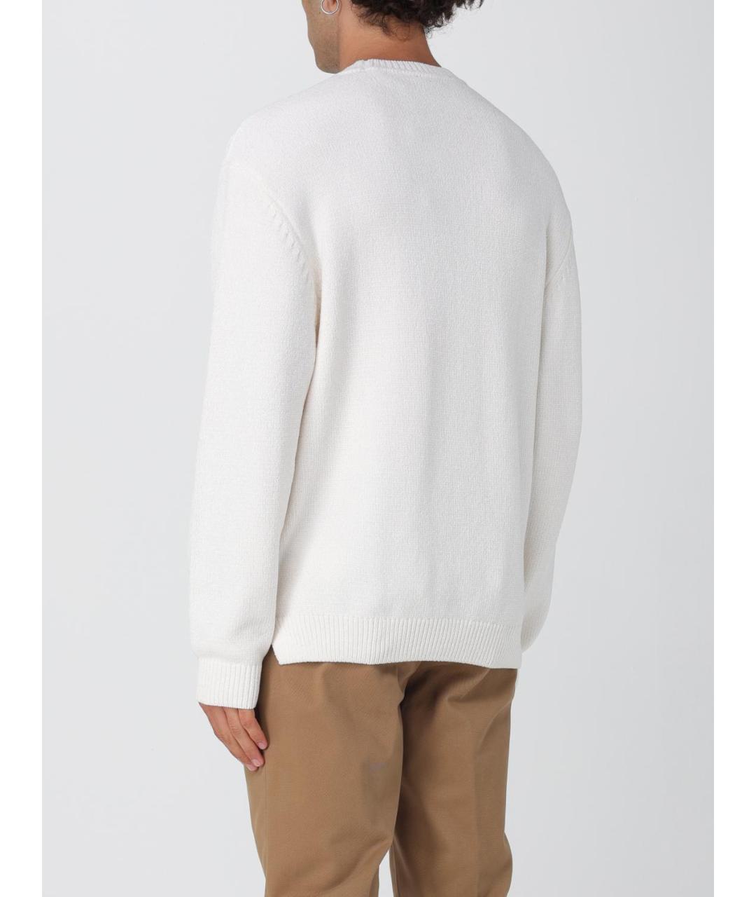 ARMANI EXCHANGE Белый шерстяной джемпер / свитер, фото 2
