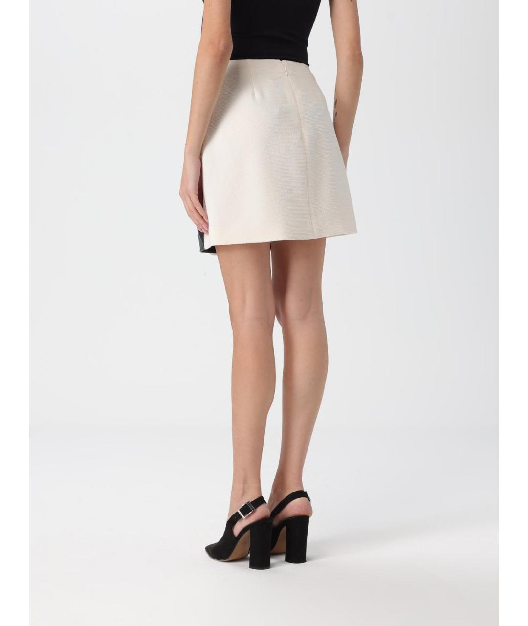 ARMANI EXCHANGE Бежевая юбка мини, фото 2