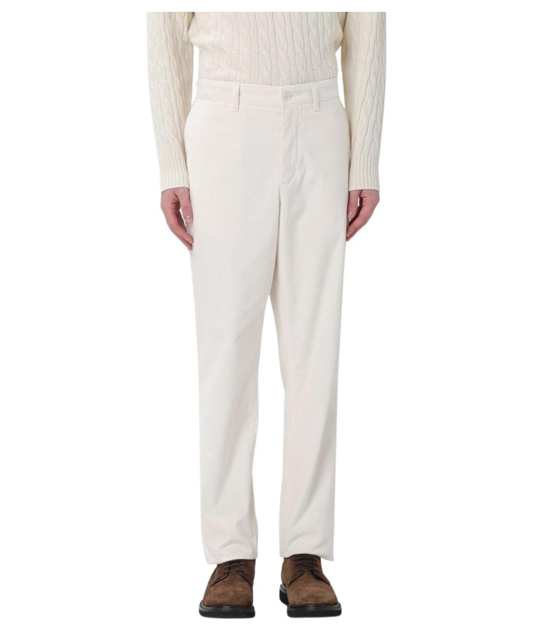 LACOSTE Бежевые хлопковые повседневные брюки, фото 1