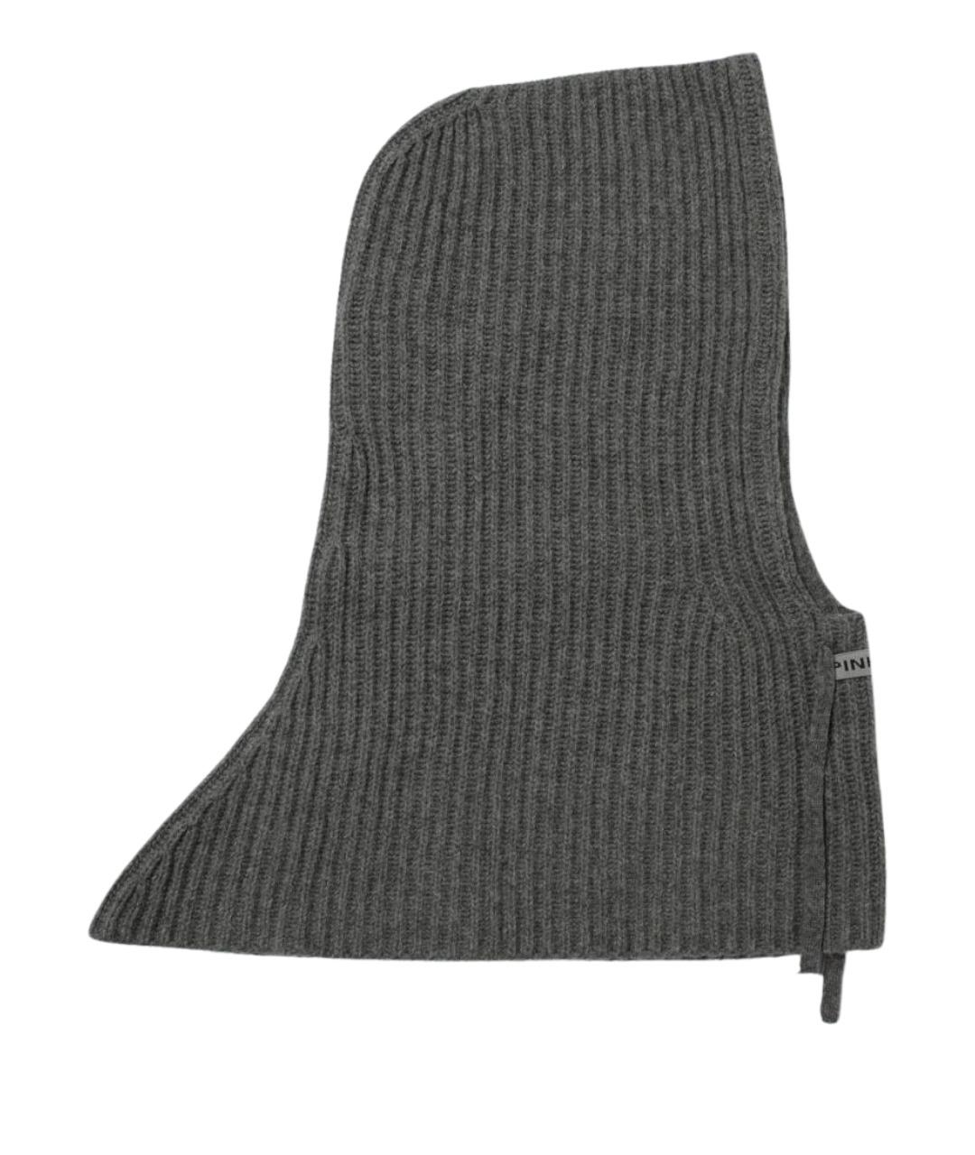 PINKO Зеленый шерстяной шарф, фото 1