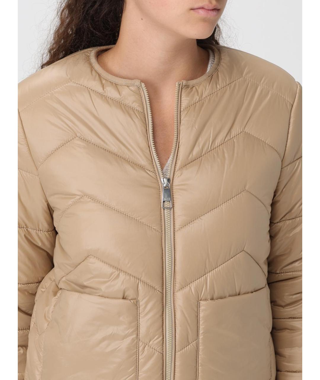 HUGO BOSS Бежевая полиамидовая куртка, фото 4