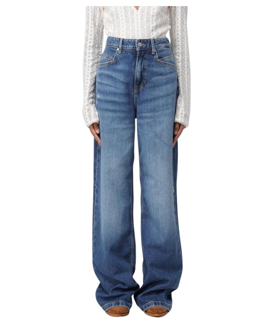 HUGO BOSS Синие хлопковые прямые джинсы, фото 1