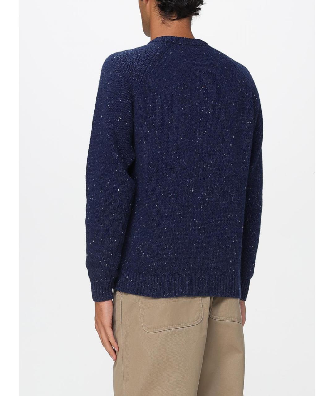 CARHARTT WIP Синий шерстяной джемпер / свитер, фото 2