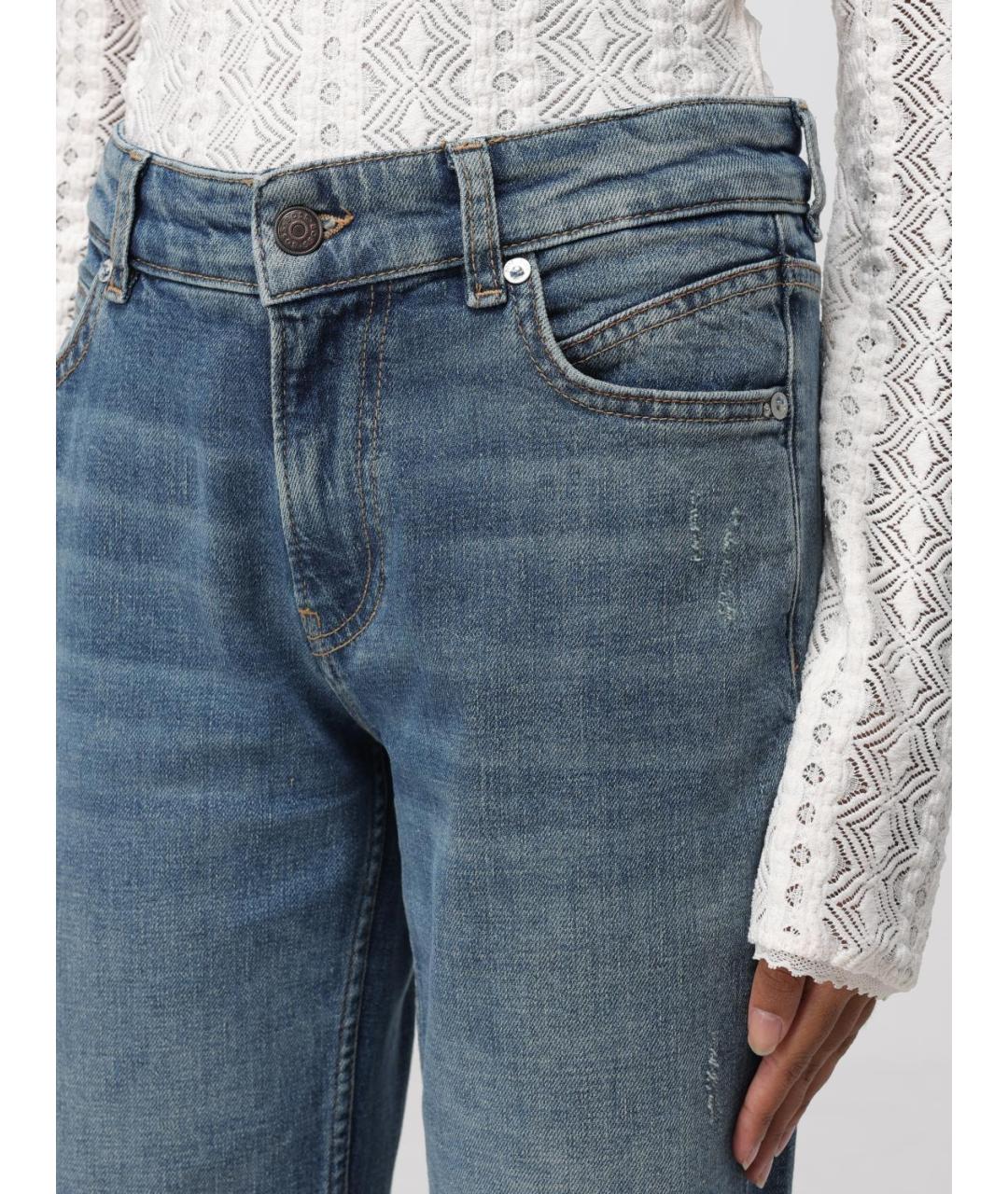 HUGO BOSS Хлопковые прямые джинсы, фото 3