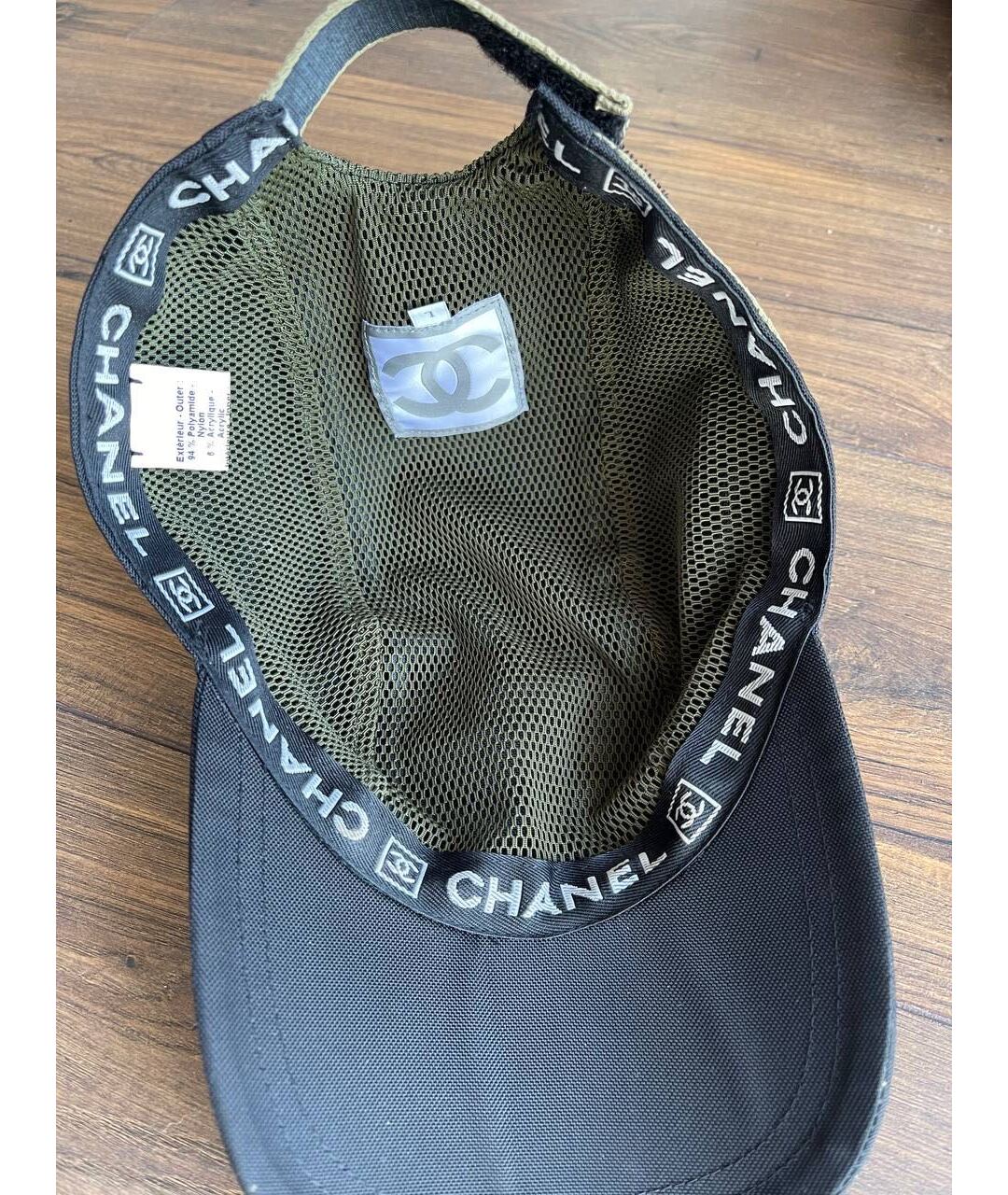 CHANEL PRE-OWNED Черная кепка, фото 4