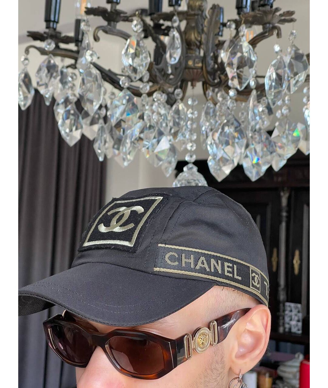 CHANEL Черная кепка, фото 3