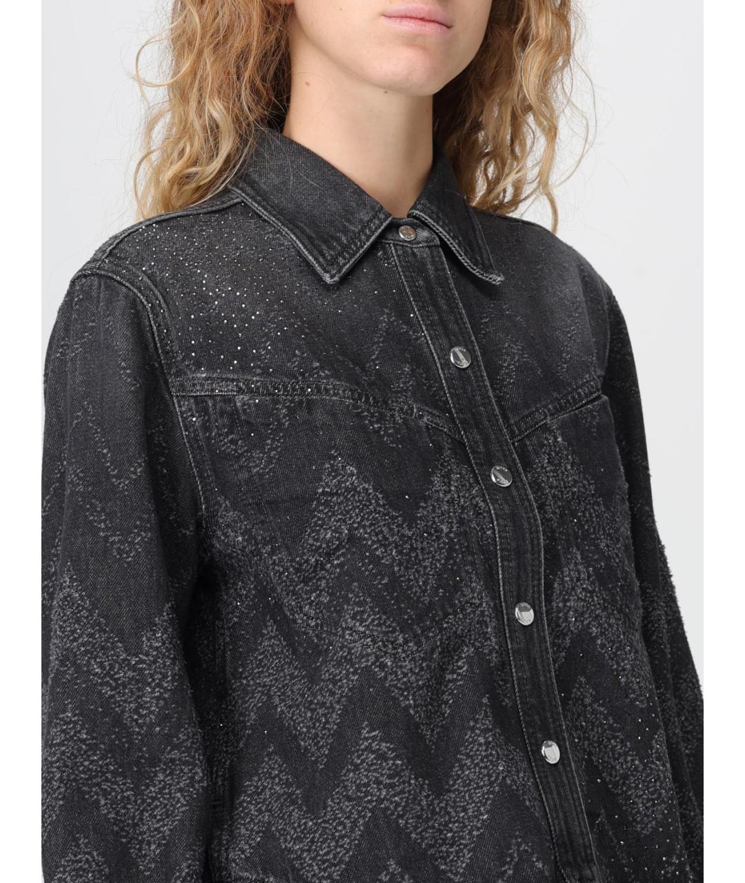 HUGO BOSS Черная хлопковая куртка, фото 4