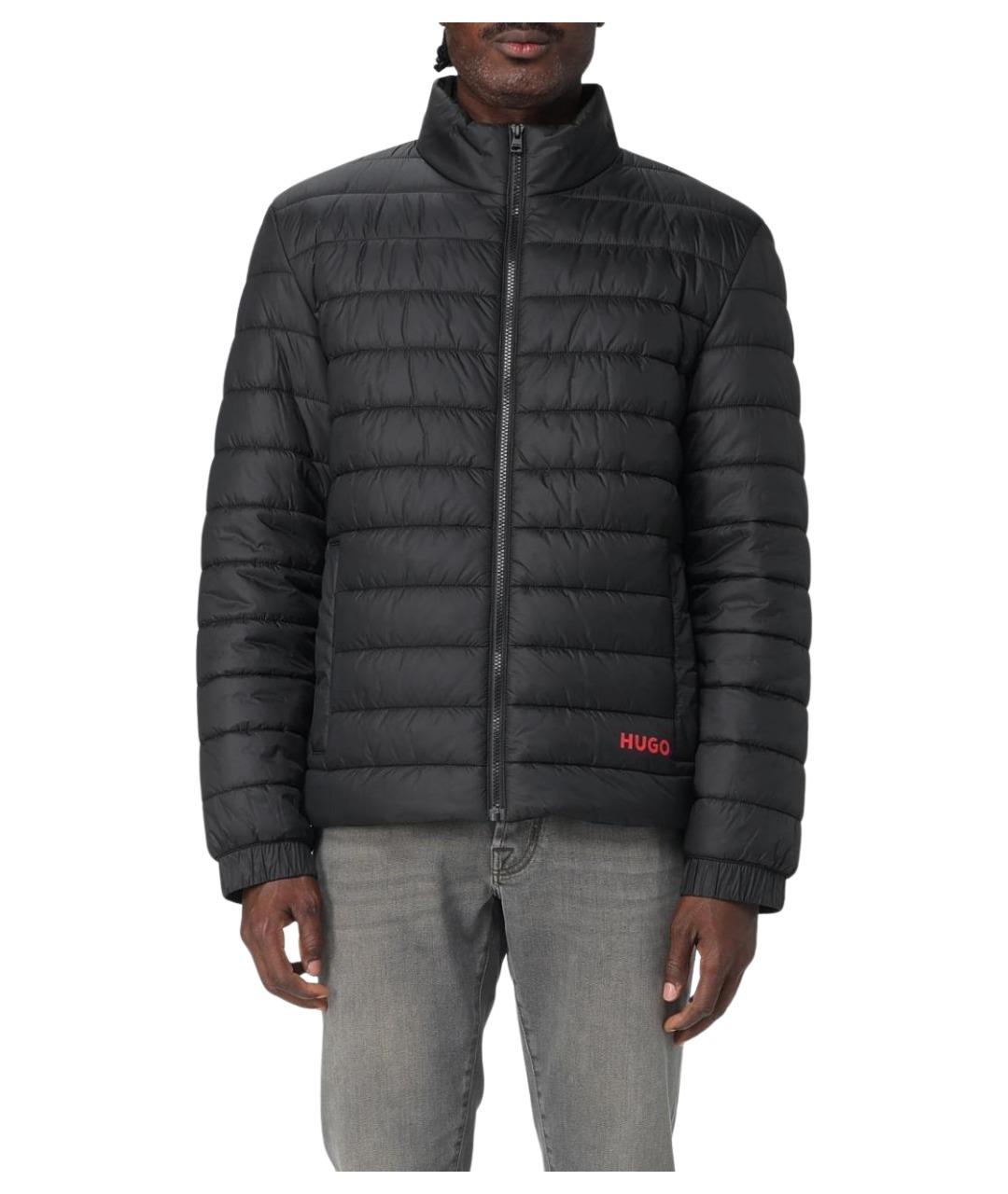 HUGO Черная полиэстеровая куртка, фото 1