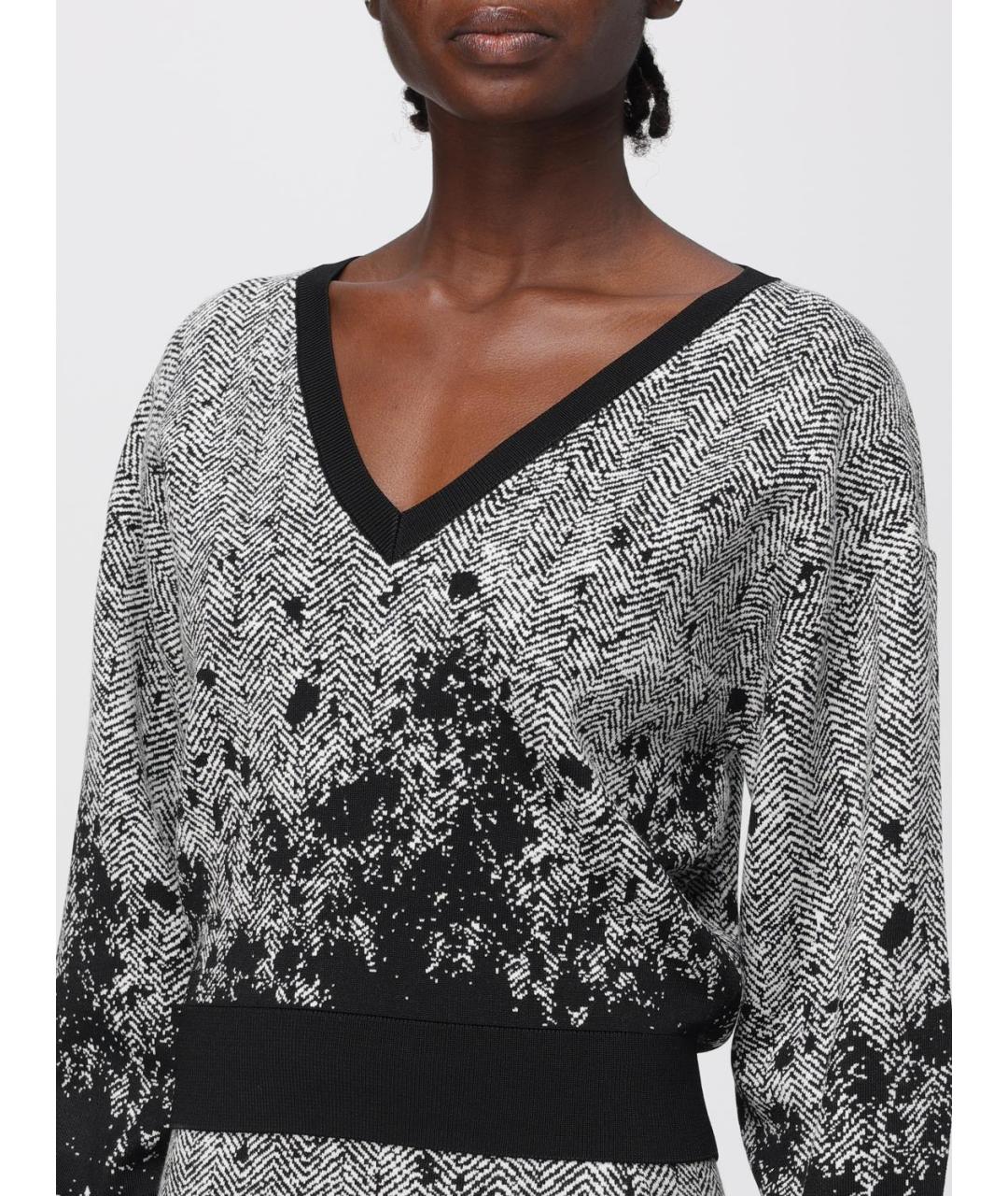 HUGO BOSS Мульти вискозный джемпер / свитер, фото 4