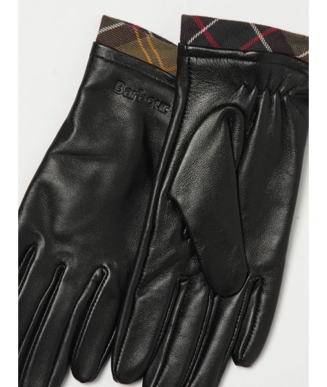 BARBOUR Черные перчатки, фото 2
