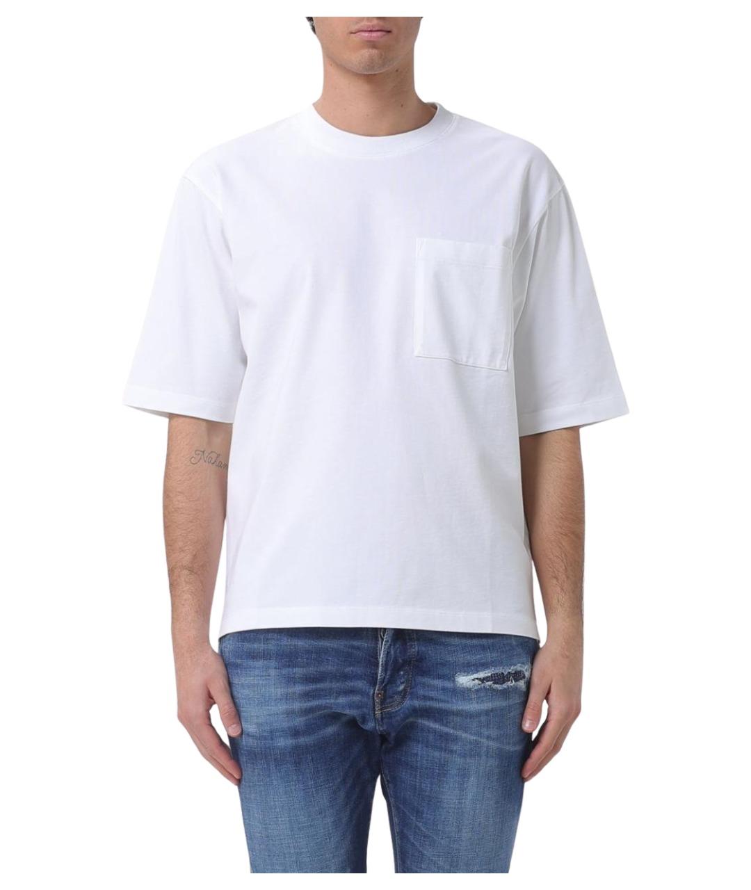 DSQUARED2 Белая хлопковая футболка, фото 1