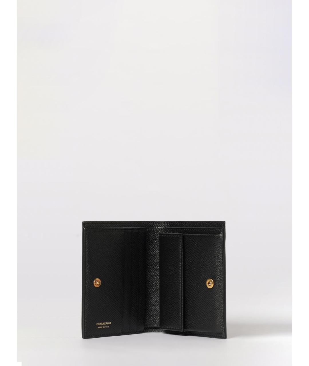 FERRAGAMO Бордовый кожаный кошелек, фото 2