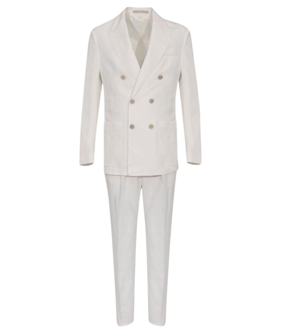 ELEVENTY Белый вечерний костюм, фото 1