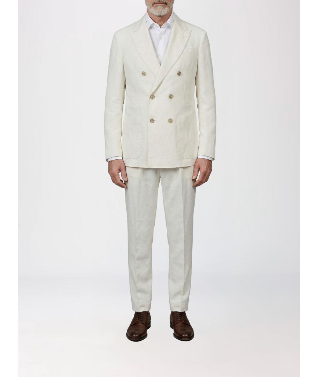 ELEVENTY Белый вечерний костюм, фото 2