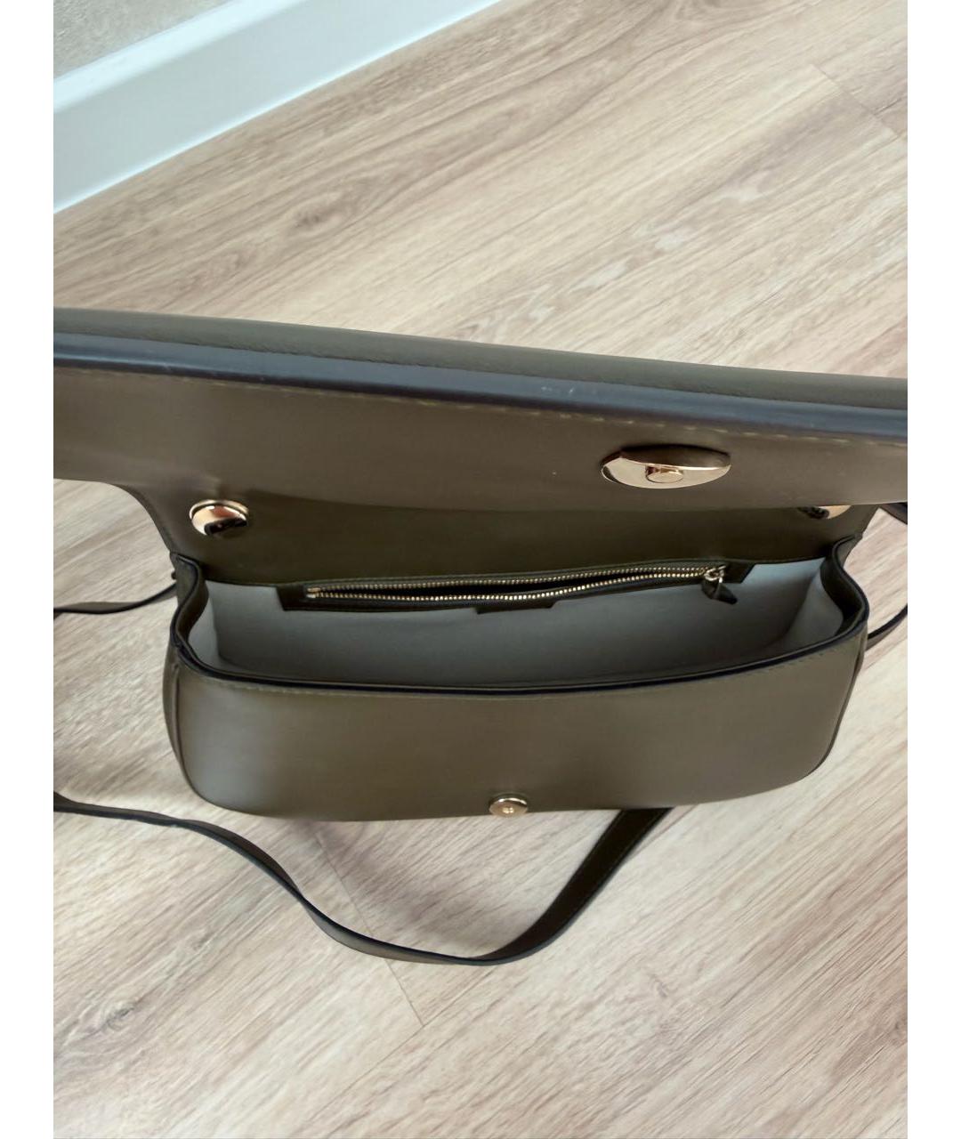 GUCCI Зеленая кожаная сумка через плечо, фото 4