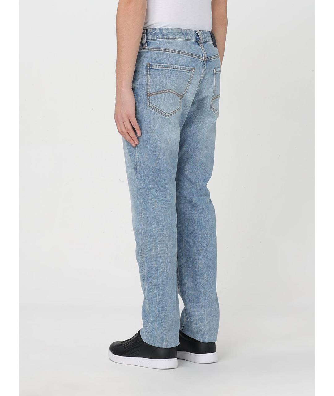 ARMANI EXCHANGE Хлопковые прямые джинсы, фото 2
