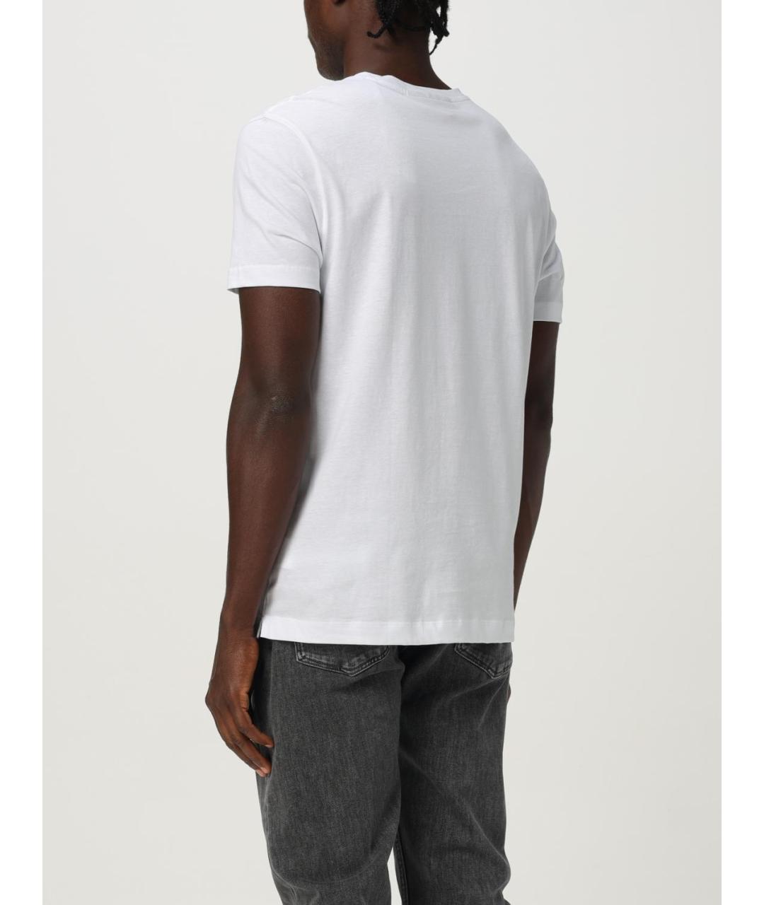 HUGO BOSS Белая хлопковая футболка, фото 2