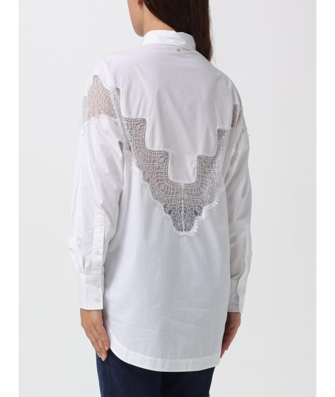 HUGO BOSS Белая хлопковая рубашка, фото 2