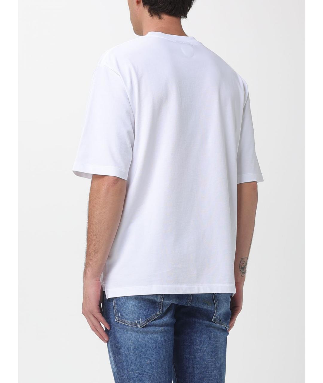 DSQUARED2 Белая хлопковая футболка, фото 2