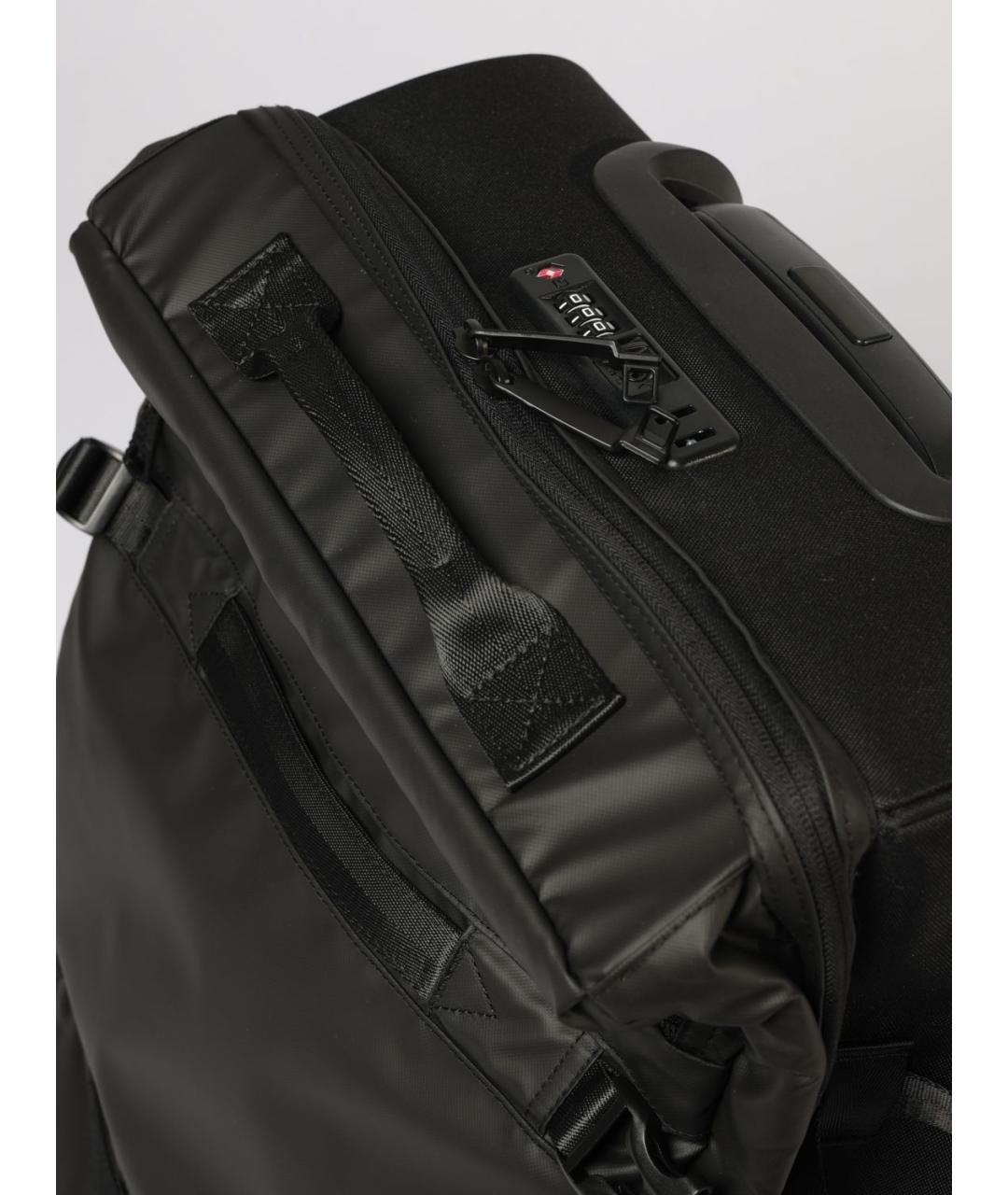 EA7 Черный тканевый чемодан, фото 4