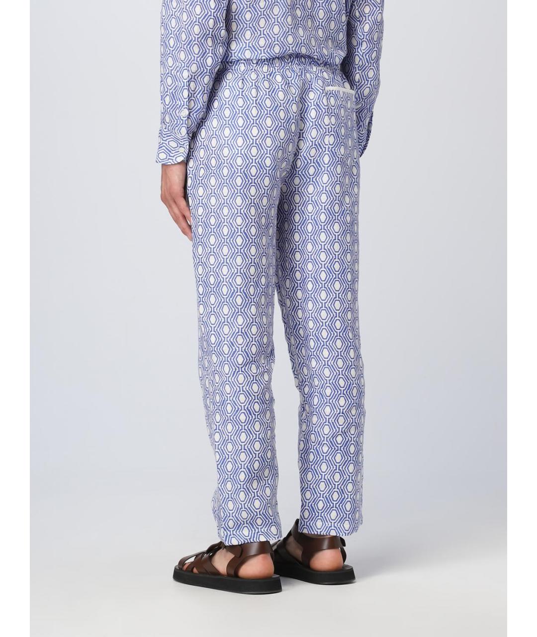 PENINSULA Голубые повседневные брюки, фото 3