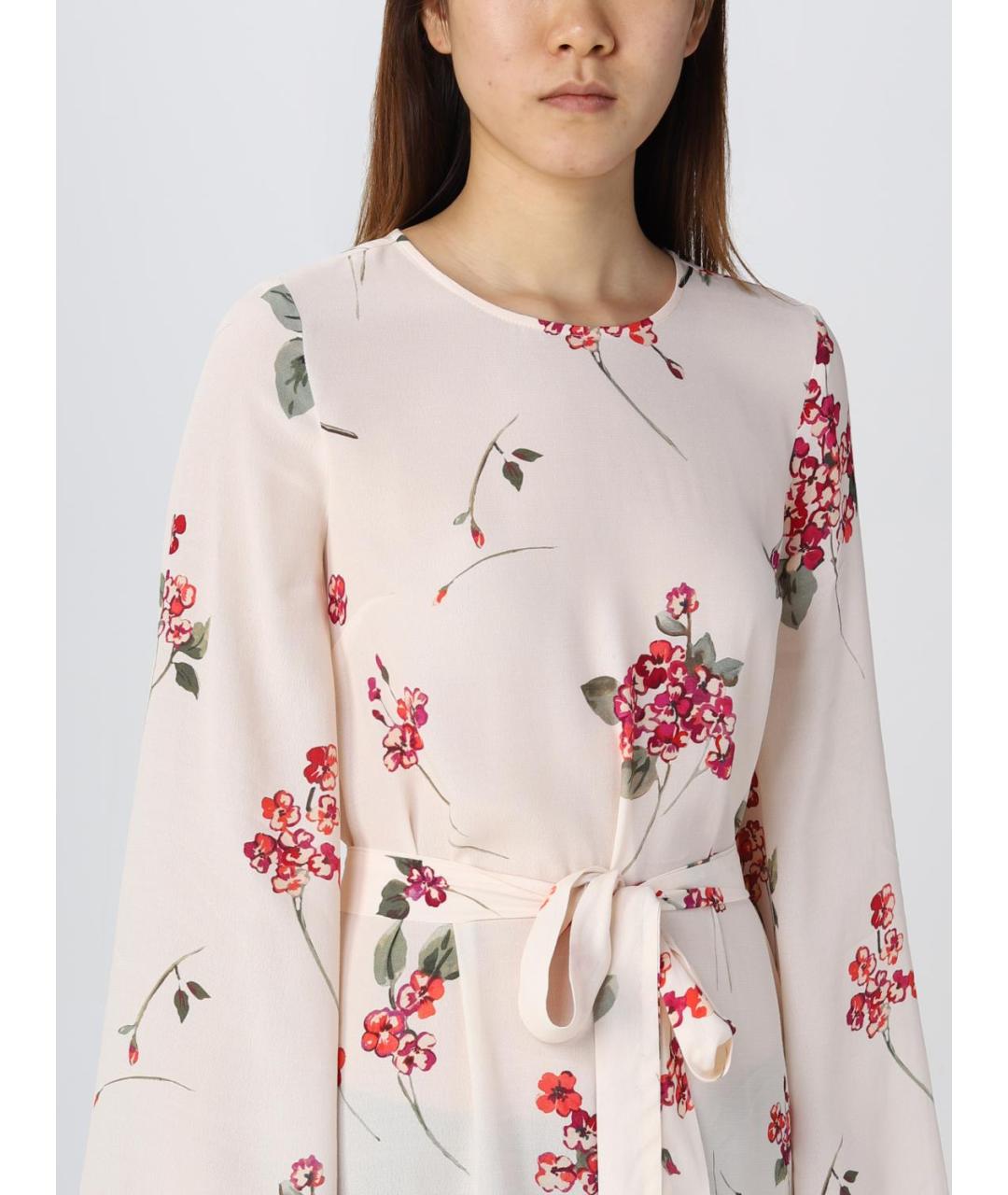 TWIN-SET Бежевое повседневное платье, фото 3