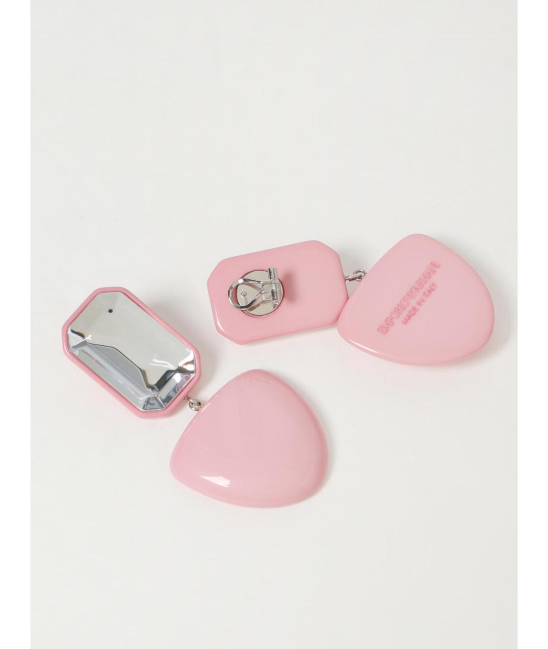 EMPORIO ARMANI Розовые серьги, фото 2