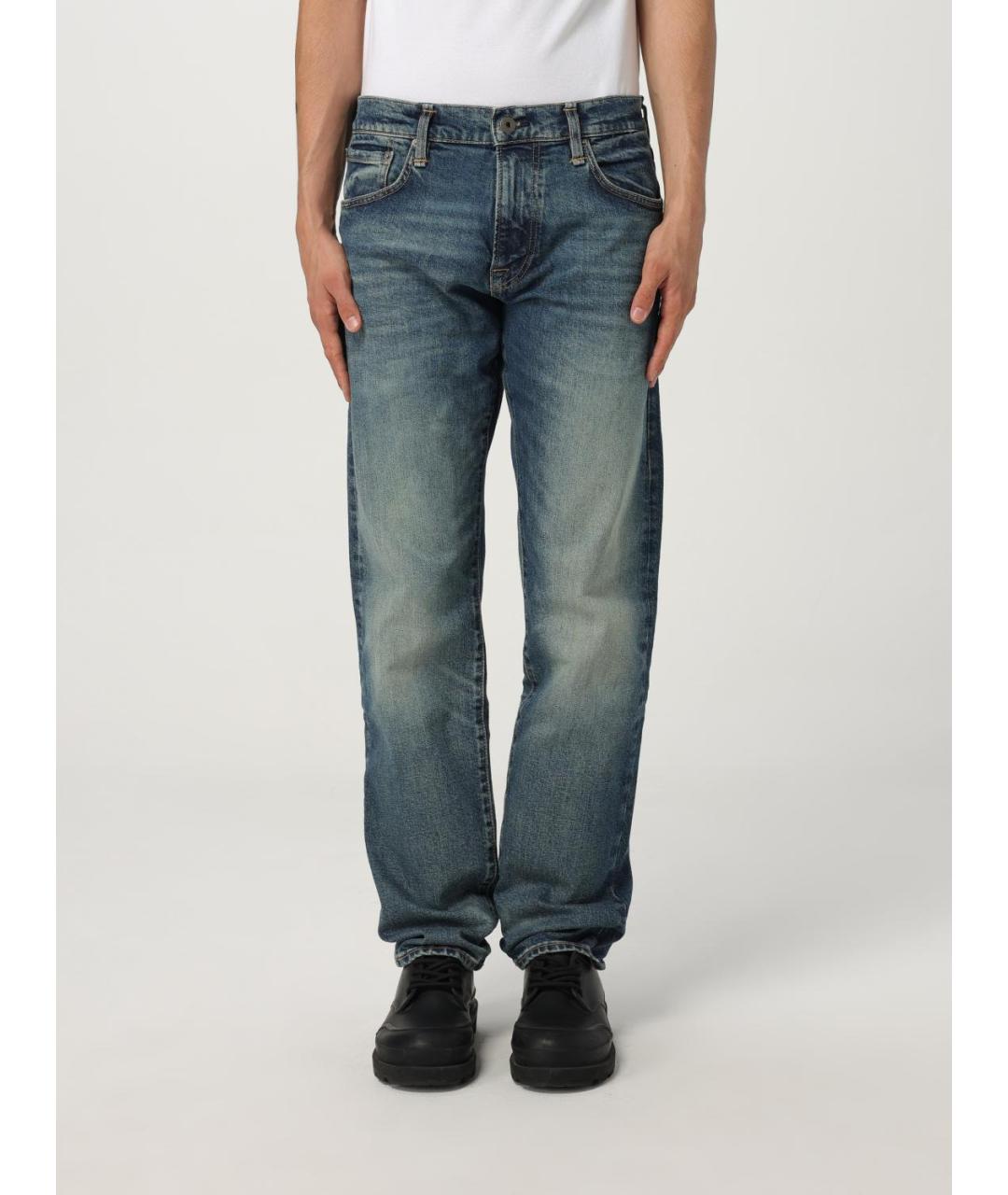 HUGO BOSS Хлопковые прямые джинсы, фото 4