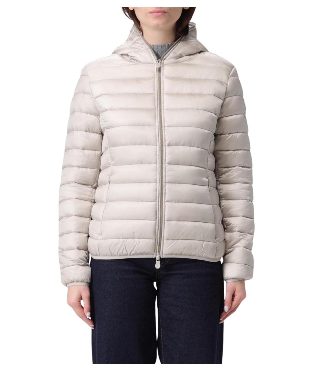 SAVE THE DUCK Бежевая полиамидовая куртка, фото 1