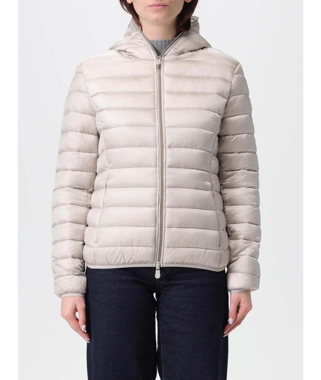 SAVE THE DUCK Бежевая полиамидовая куртка, фото 5