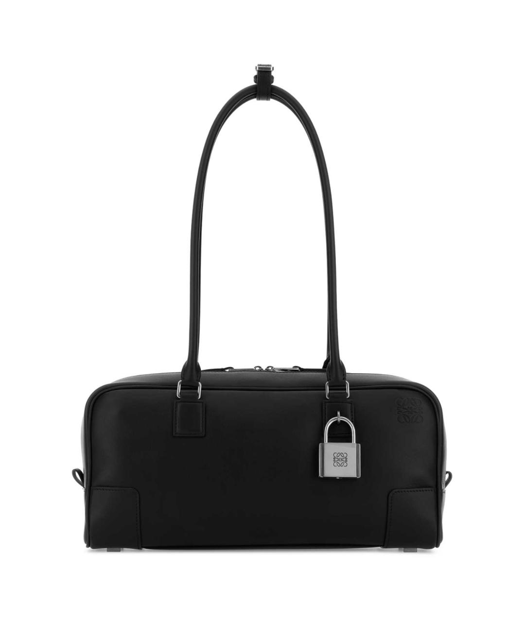 LOEWE Черная кожаная сумка через плечо, фото 1