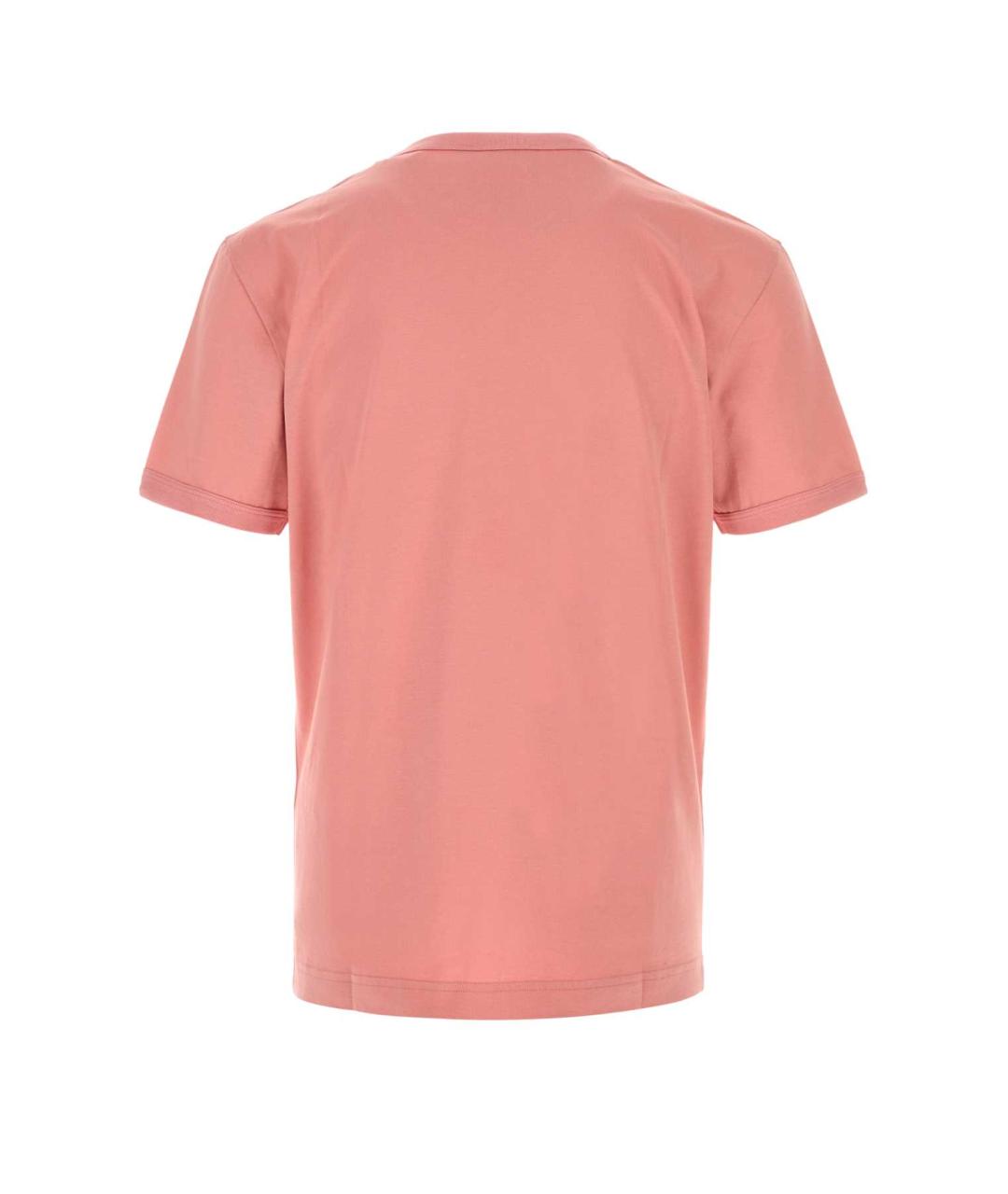 DOLCE&GABBANA Розовая хлопковая футболка, фото 2