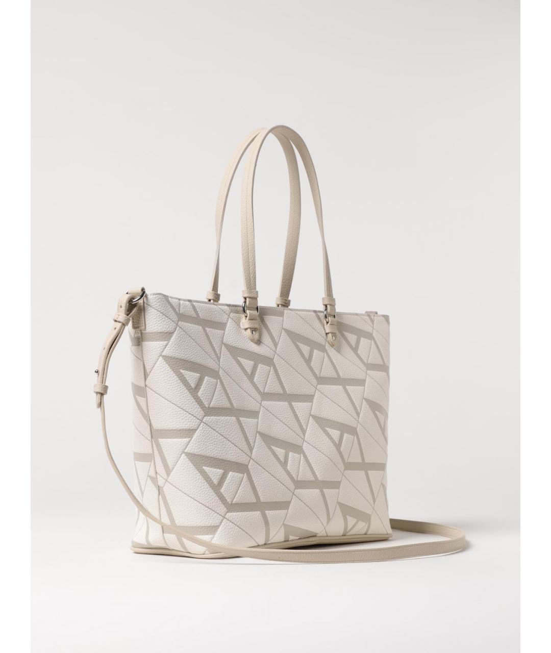 ARMANI EXCHANGE Бежевая сумка тоут, фото 2