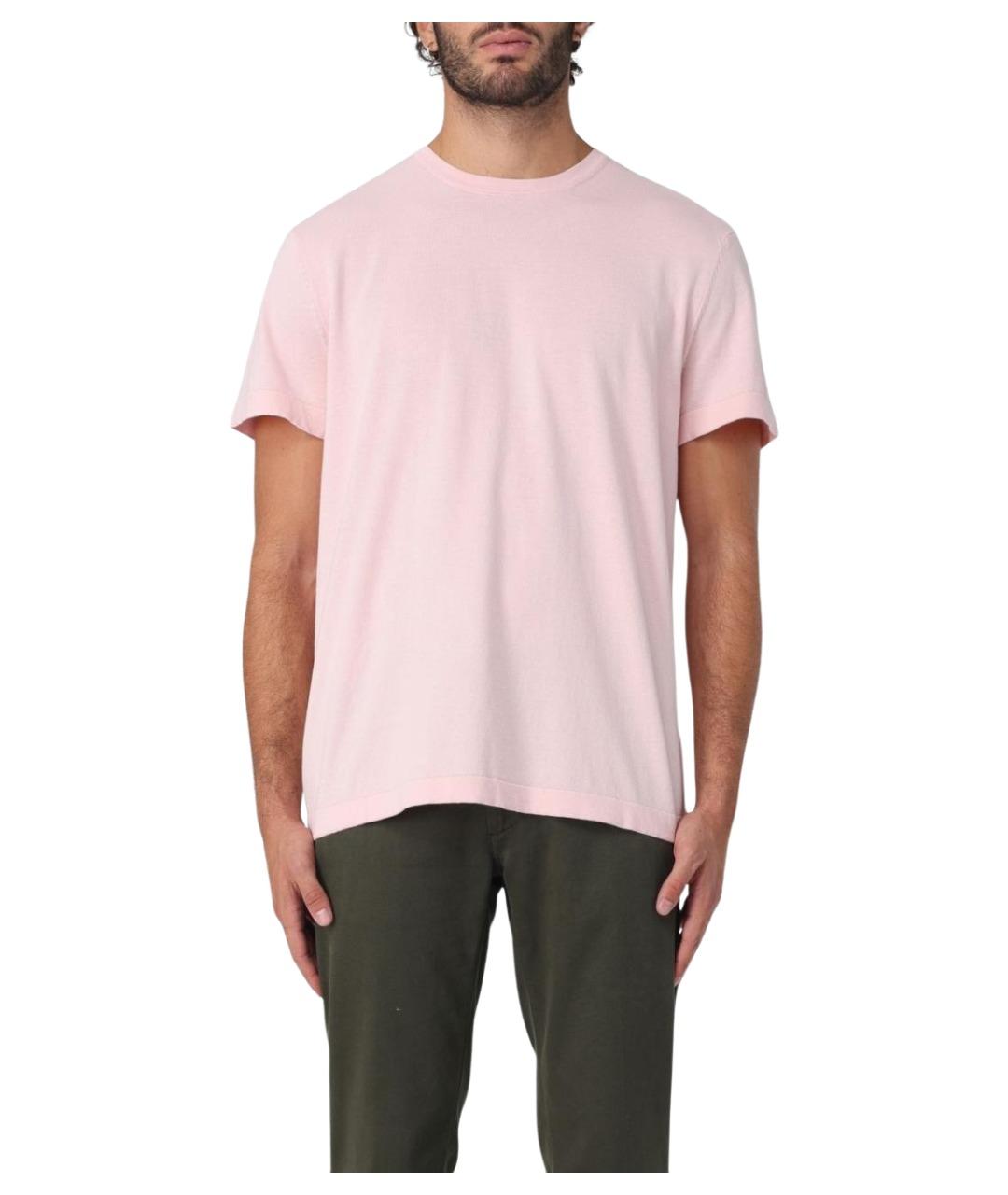 HUGO BOSS Розовая хлопковая футболка, фото 1