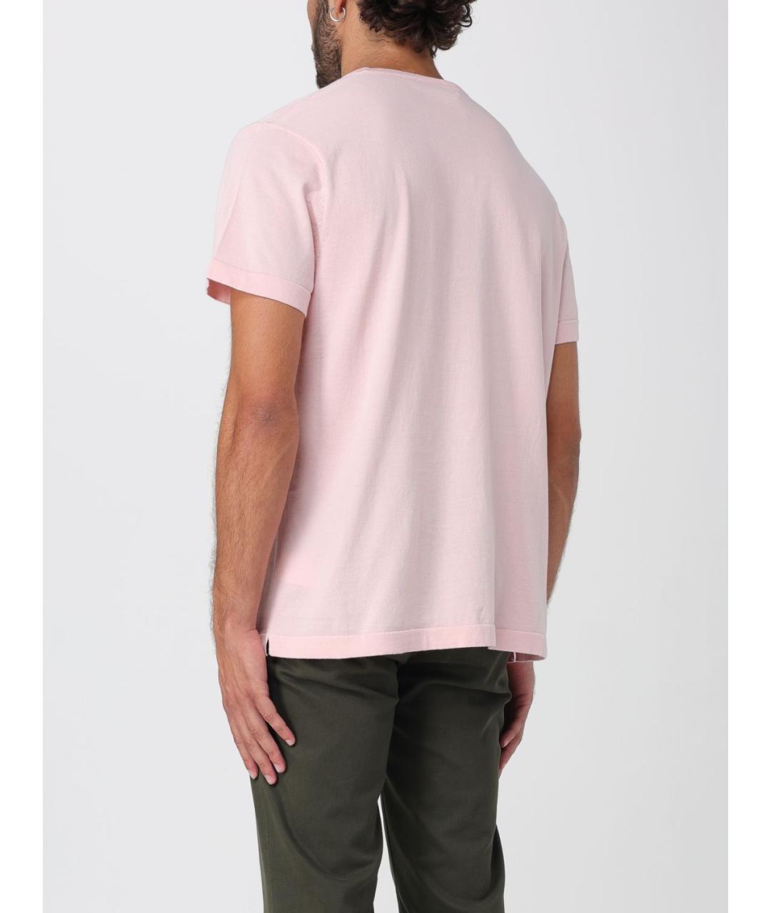 HUGO BOSS Розовая хлопковая футболка, фото 2