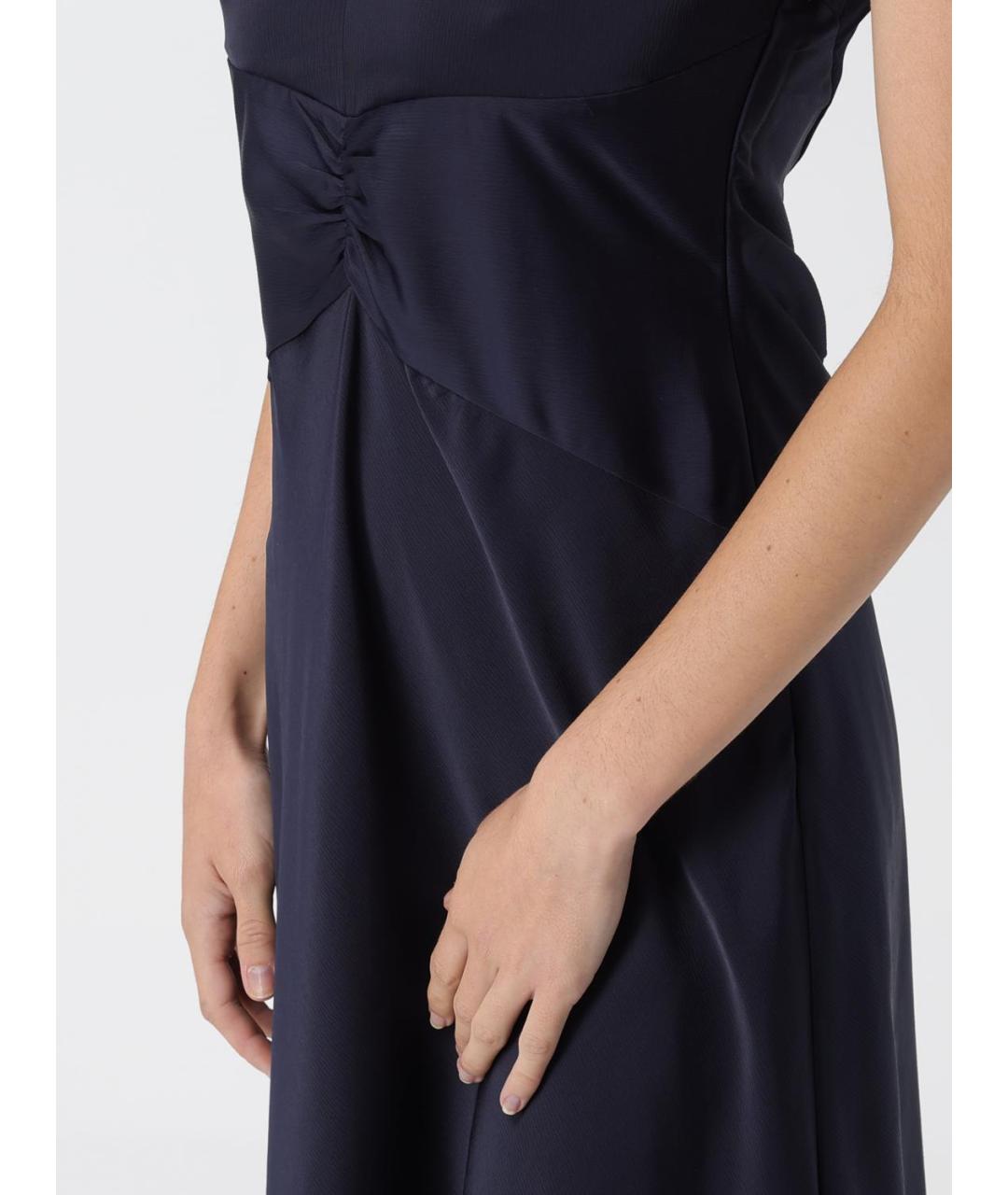 HUGO BOSS Синее повседневное платье, фото 3