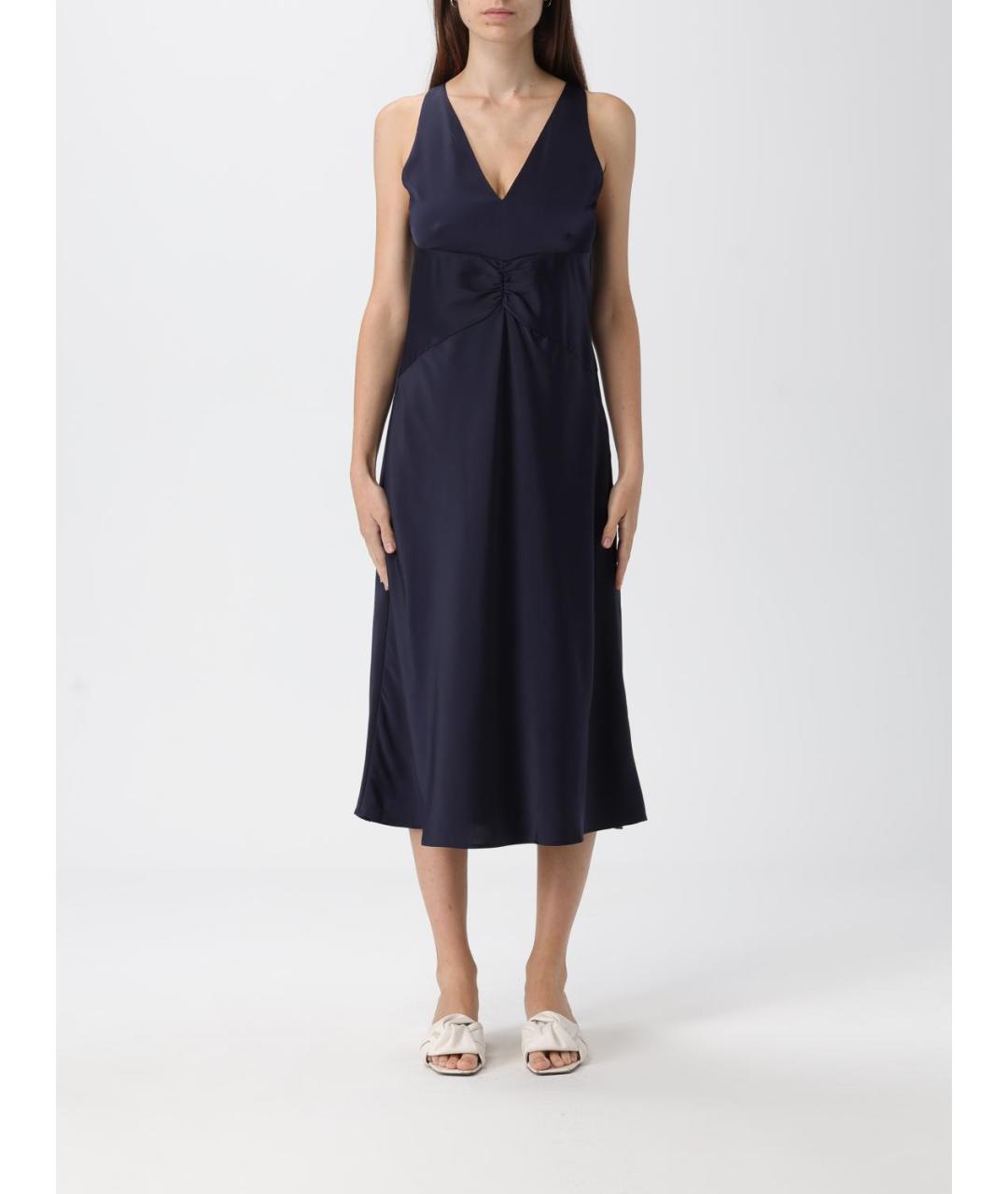 HUGO BOSS Синее повседневное платье, фото 4