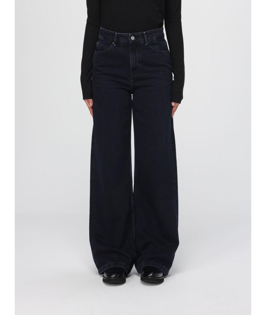 HUGO BOSS Синие хлопковые прямые джинсы, фото 4