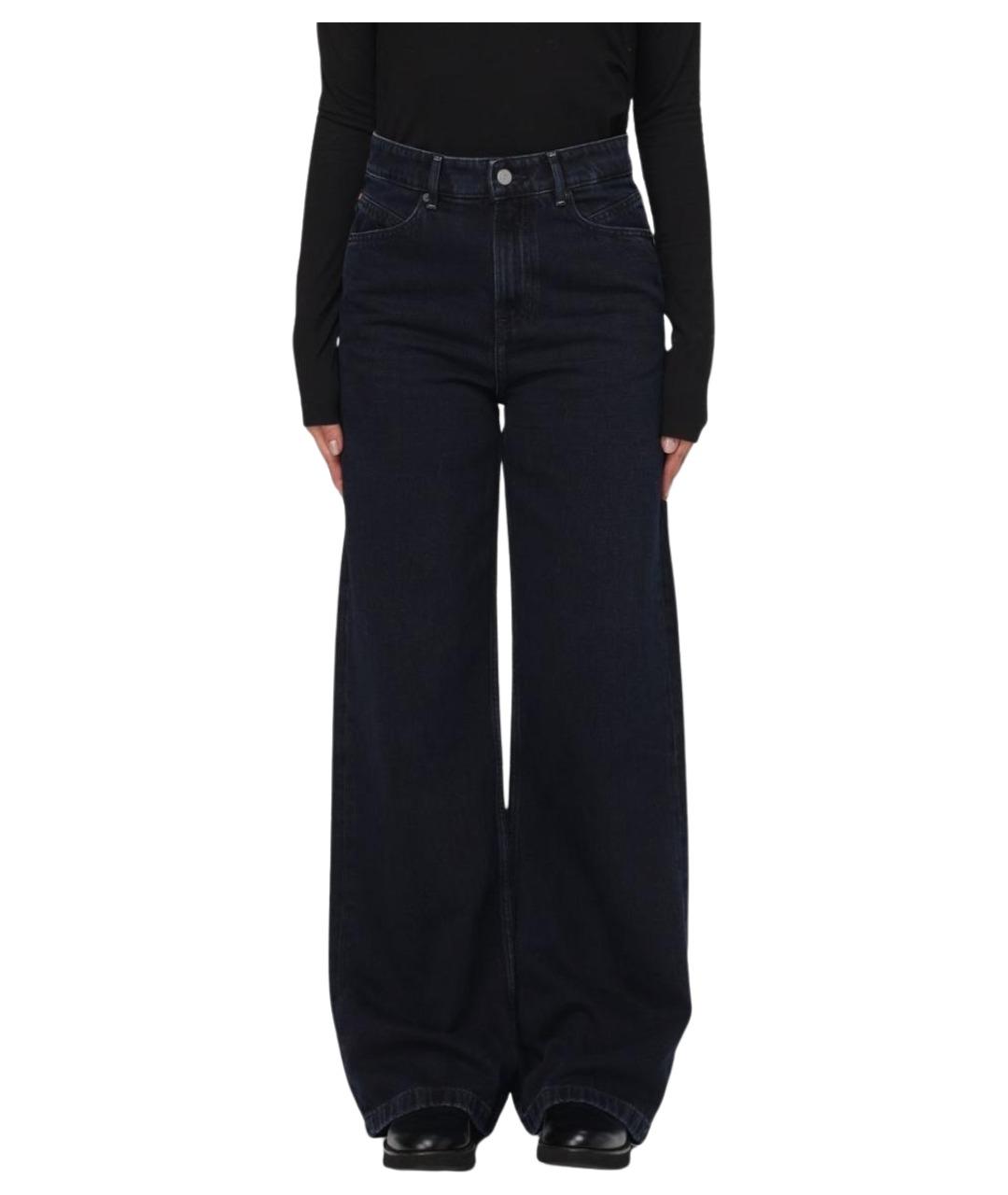 HUGO BOSS Синие хлопковые прямые джинсы, фото 1