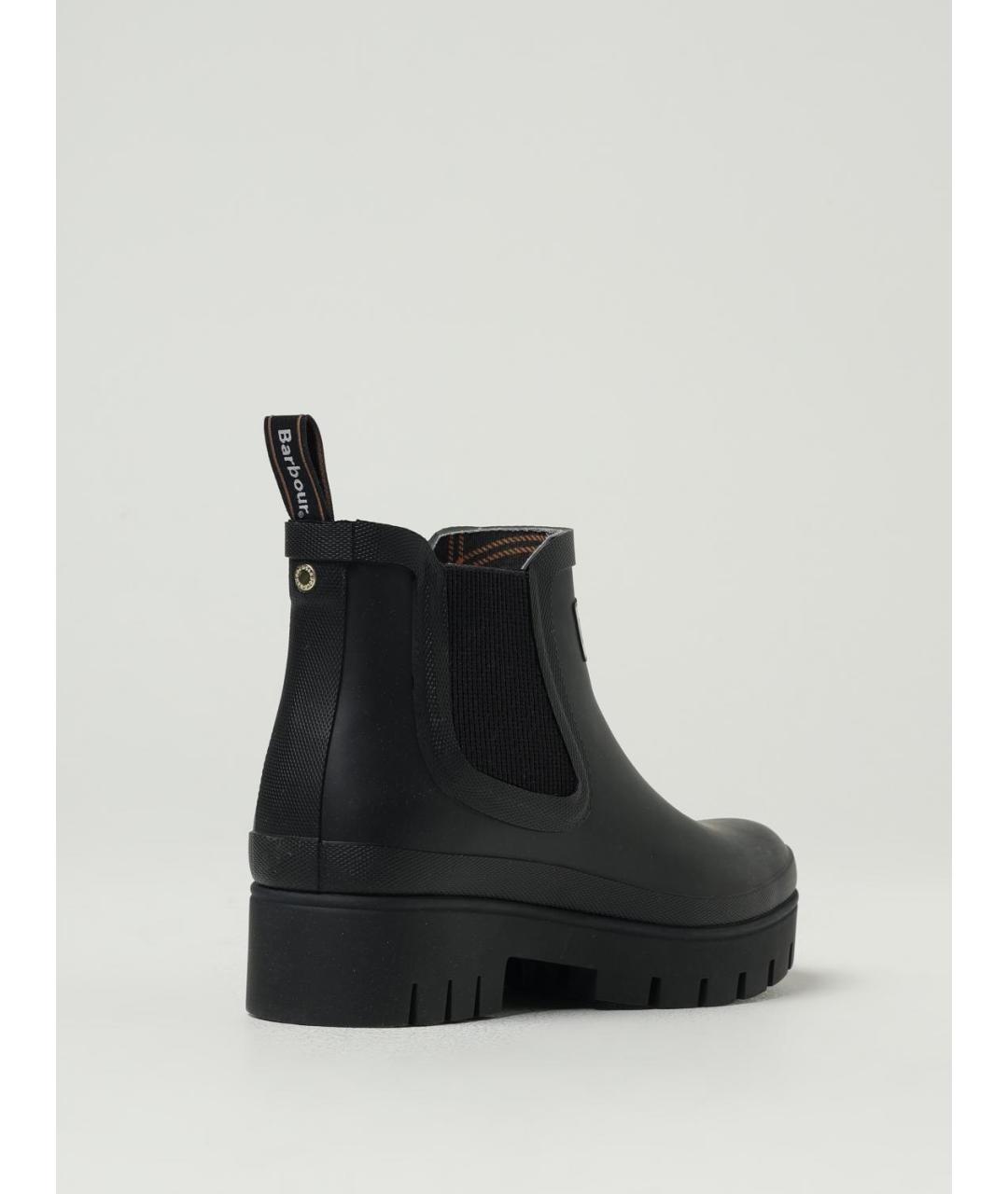 BARBOUR Черные резиновые сапоги, фото 3