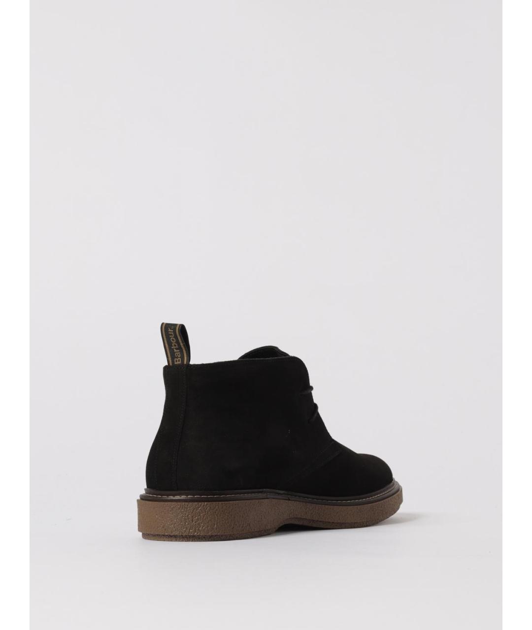 BARBOUR Черные низкие ботинки, фото 3