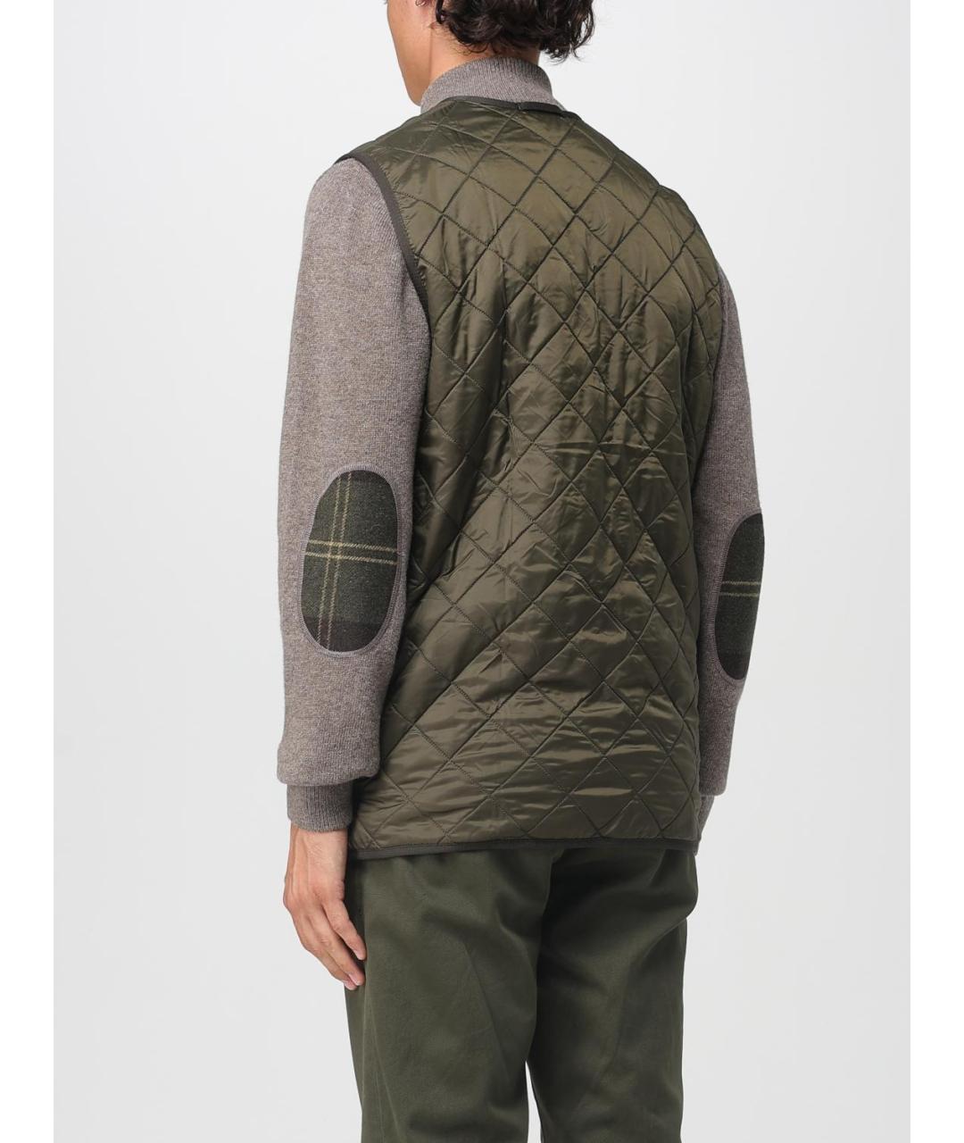 BARBOUR Хаки жилет, фото 2