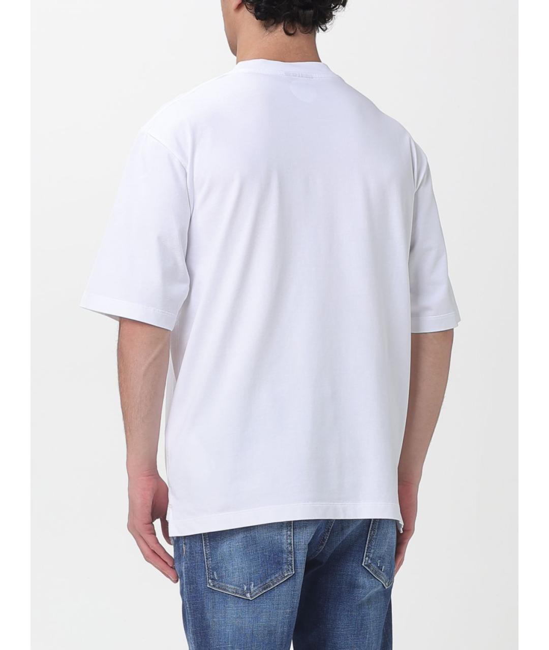 DSQUARED2 Белая хлопковая футболка, фото 2