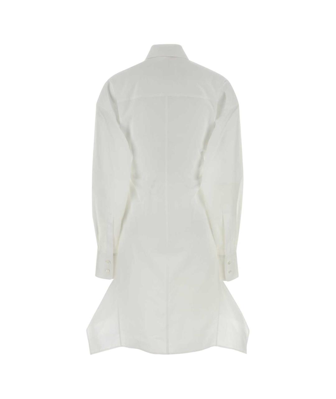 STELLA MCCARTNEY Белое хлопковое повседневное платье, фото 2