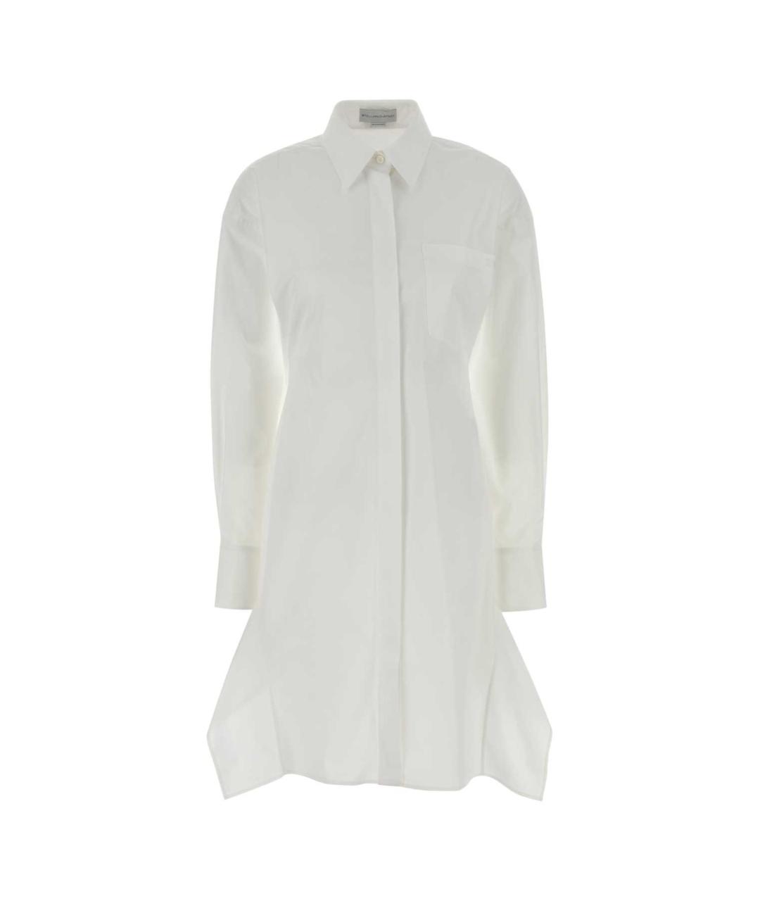 STELLA MCCARTNEY Белое хлопковое повседневное платье, фото 1