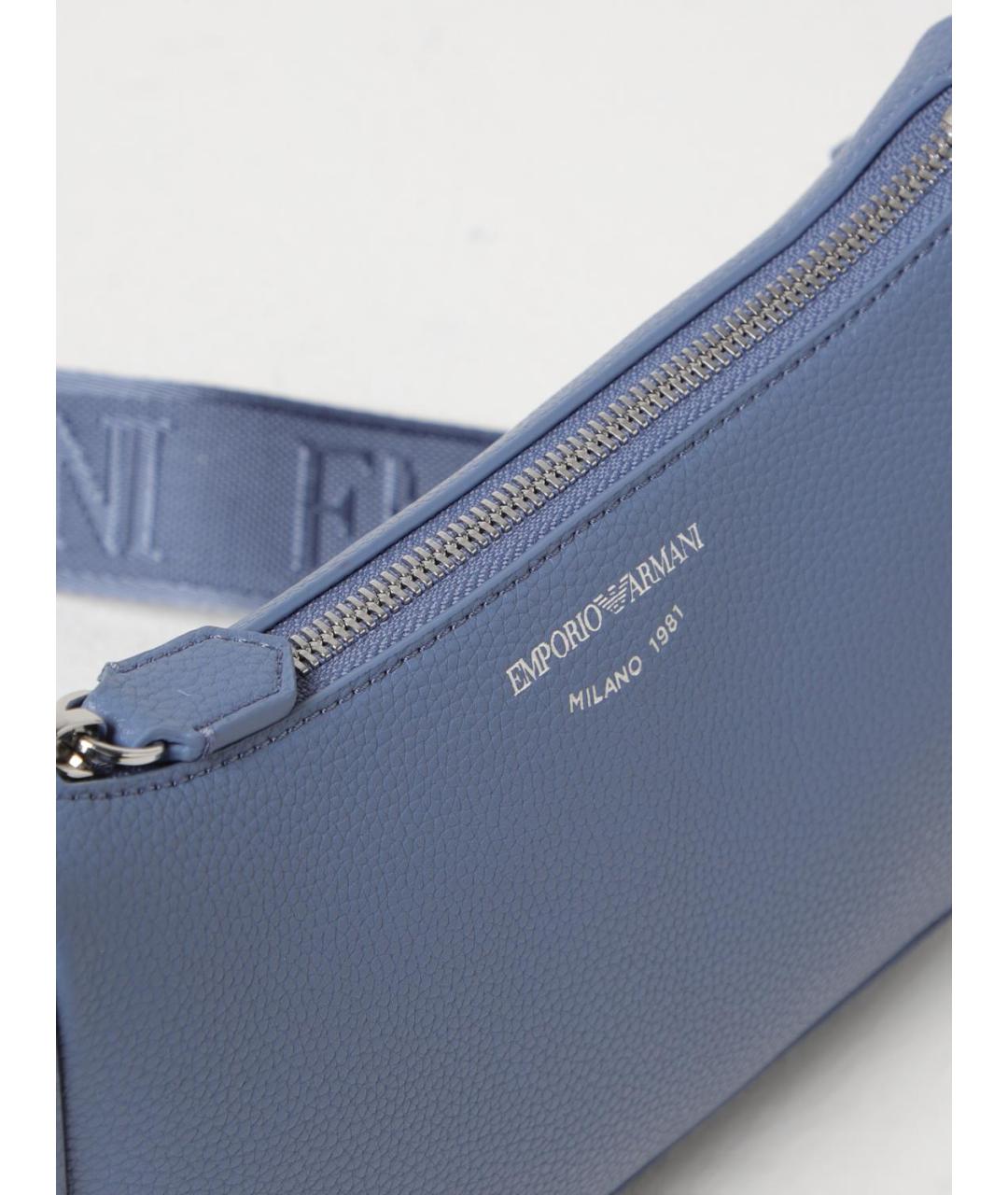 EMPORIO ARMANI Синяя сумка через плечо, фото 3