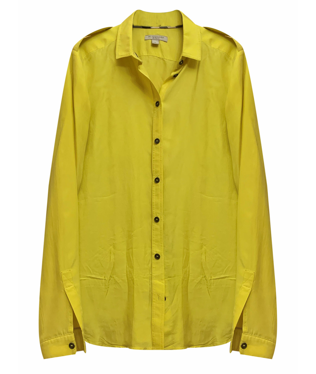 BURBERRY BRIT Желтая хлопковая рубашка, фото 1