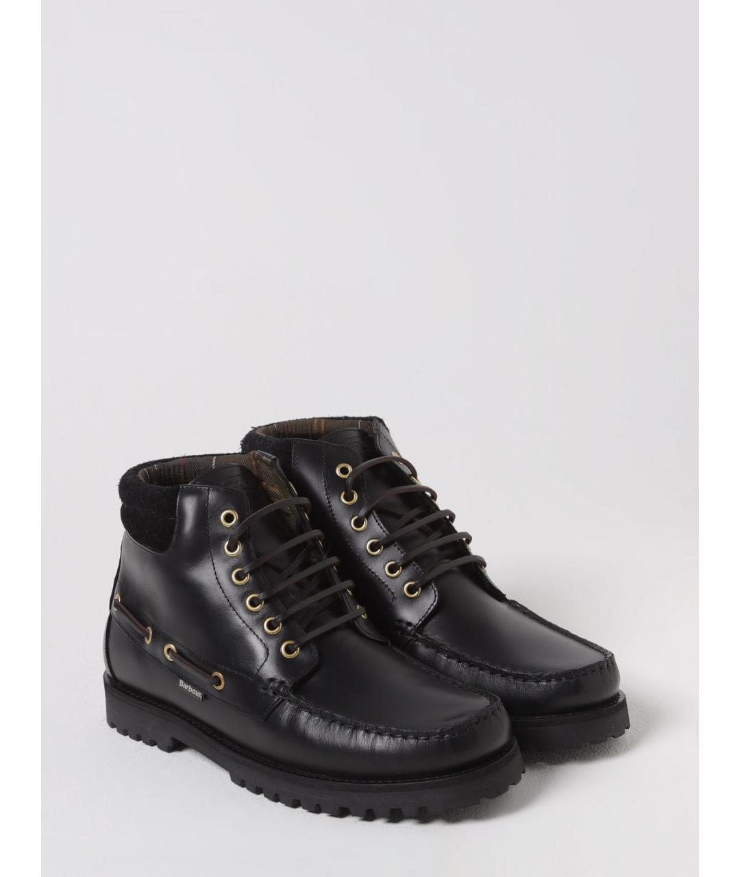 BARBOUR Черные низкие ботинки, фото 2