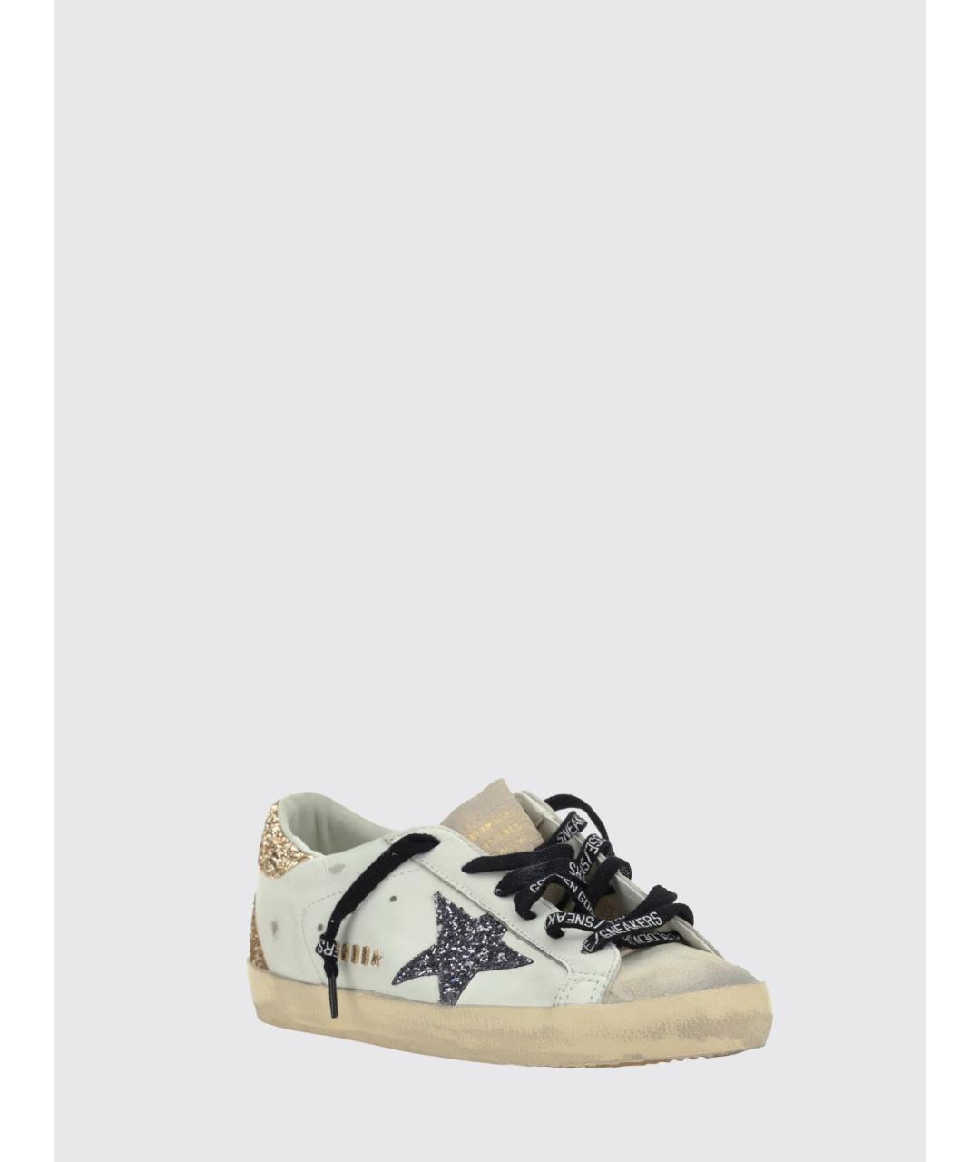 GOLDEN GOOSE DELUXE BRAND Белые кожаные кеды, фото 2