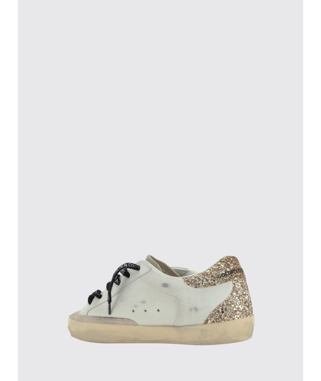 GOLDEN GOOSE DELUXE BRAND Белые кожаные кеды, фото 3